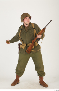 U.S.Army uniform World War II. - Technical Corporal - poses…